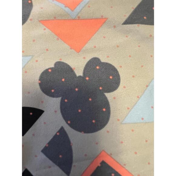 LuLaRoe Tall & Curvy TC Leggings Disney Minnie Mouse High Rise Blue Black NWOT - Picture 4 of 8